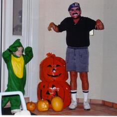 Halloween 1993. Note classic mask on Bob.