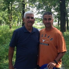 Dad and Bob, Brookfield, IL, August 6, 2017!