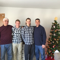 Merry Christmas!!!  Dad, Ryan, Tyler, and me!
December 2015!