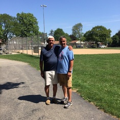 Dad and I, August 3, 2019, 76th Birthday!
Stay active and young!!!
Proksa Park, Berwyn, IL