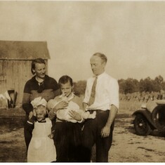 30. Robert & family at Duffey's Oct 15, 1935