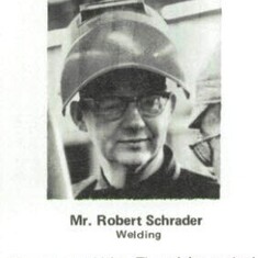 1971 Welding Instructor.
His Saying: Set your goals higher.  The training received here may just be a stepping stone.