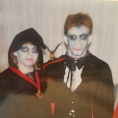 Scott and I on Halloween.  We had so much fun at a company halloween party