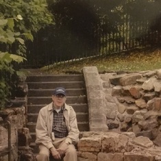 dad scotland stairs