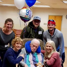 Bob’s 90th birthday. 