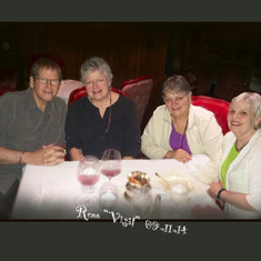 Reno visit 9-11-14 left to right: Rob, Carolyn, Carol, Cathy