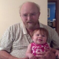 Robert with granddaughter Violet