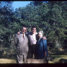 Dad with his Mom, Virginia, and Dad, Walter