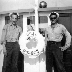 1952 Bob and friend
