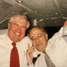 Bob and me on our Expanets jet. Fun days. 