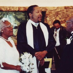 Mom & Dad reunited after 50 years of marriage with son Rev. Phillip Randolph performing ceremony. They are now once again reunited forever.