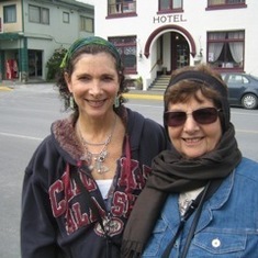 ...with daughter Diane in Alaska 2010 - we had such a great time!