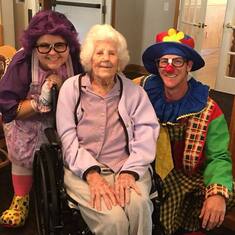 Clown day at HAL with grandma 