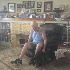 Dad and Hershey