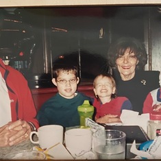 Papa and Grandma with the grandkids.