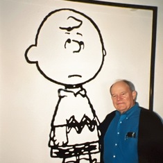 Dad was a fan of Peanuts! This was a visit to the Charles Schultz museum.