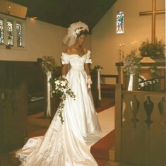 Shelly Wedding Day 1989
