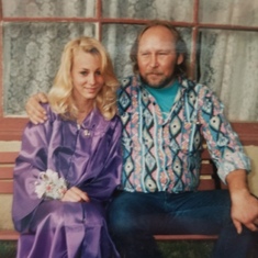 Me and my Dad 8th grade Graduation