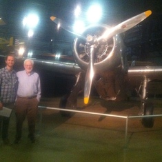 With Andy at the Air Force museum