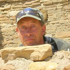 Roger at Chaco Canyon - Sep 2010