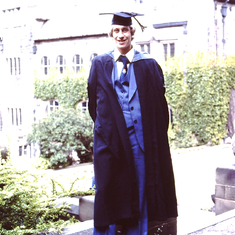 Graduation Day, University College of North Wales, 1982.