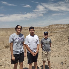Kids at petrified forest, 2022