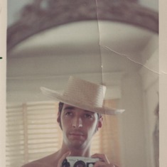 self-portrait, Los Feliz, Los Angeles Sept 1969