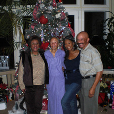 Madonna, Roho, Terri and Vaughn. Christmas 2008, Las Vegas