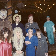 Rolf, Tracy and friends at Halloween.
