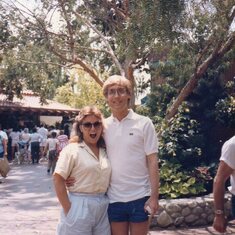 Rollie and Lisa, Knotts Berry Farm, Los Angeles, 1980