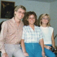 Rollie, Lisa and Lori, Los Angeles CA, 1985