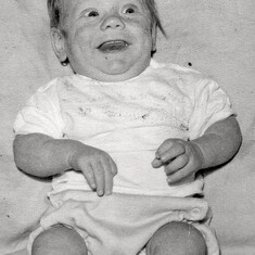 Roland Leslie Tesh Jr., 1 mo old, Tampa FL, 1958