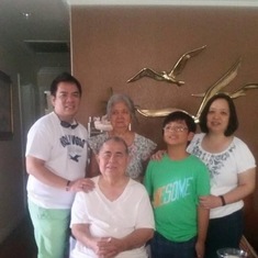 Most awaited moment for Dikong Froilan to visit Kuyang and Tita Rosie at their house in La Puente...