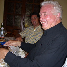 Another Great Italian Meal, with George, Rome 2006
