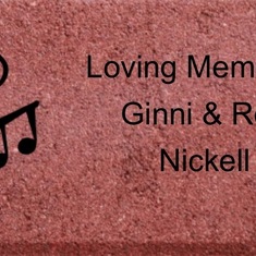 Memorial Brick in the Memory Garden at Ware’s Chapel United Methodist Church 