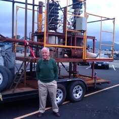 Ron with the RFP reactor