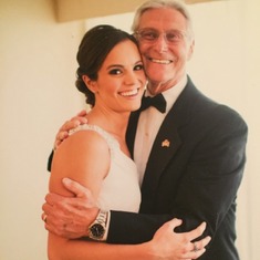 Daddy's Little Girl, at Blaire's wedding.