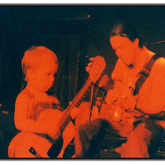 Doug and Miles McCombs jamming at Smith's Olde Bar in Atlanta, Georgia