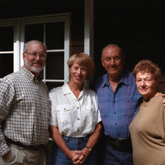 (33) 1625 W. Bluegrass - Dad, Mom, Ron, & Henia 1996