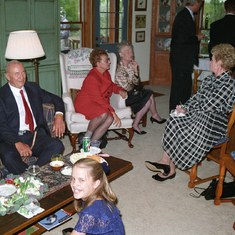 (12) Paul & Nicki's Wedding - Heather, Grandpa Bruce, Holly, Henia, & Doris 1996