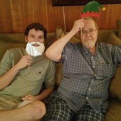 Devin & Papa ~ Christmas 2015