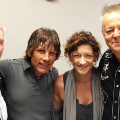 Dad, Don, Teri and Tommy Emmanuel at his concert. Don had back stage passes for Dad to meet Tommy in person!