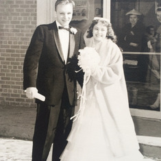 Dad and Mom's Wedding Day 1957