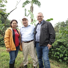 Dawn, Ron & Alcalaz (coffee farmer)