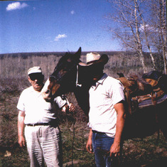 Ronald & Frank with horse
