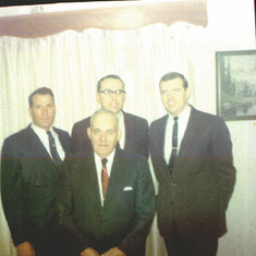 Frank & his Sons Ronald, Richard & Douglas