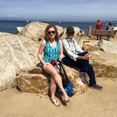 DAD AND SKYLOR AT MONTEREY