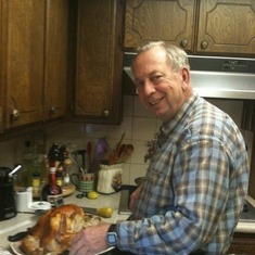 Carving the Thanksgiving Turkey!