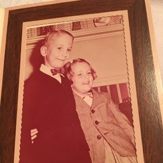 Bogota NJ, 1954'ish - Ron and sister Ruth