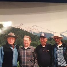 Sonheim Brothers - Alaska 1999                    Richard, Raymond, Ron and Robert